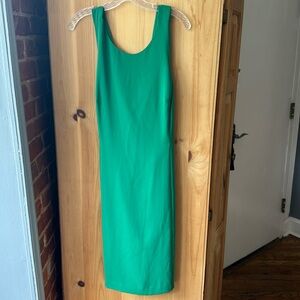 New with Tags Ann Taylor Kelley Green Dress Thin Straps 14